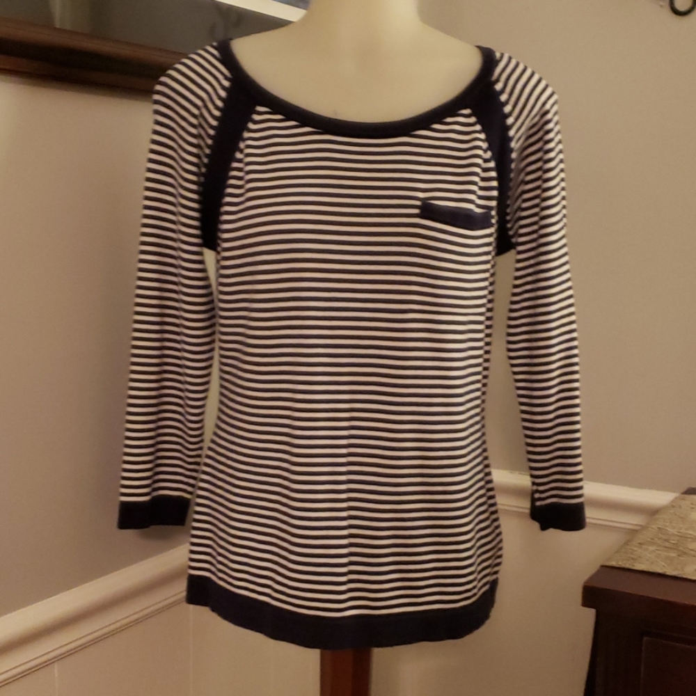 Liz Claiborne striped sweater